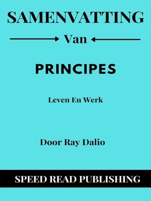 cover image of Samenvatting Van Principes Door Ray Dalio  Leven En Werk